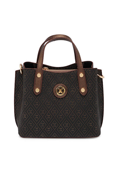 Tergan Bronz Print Kadın Çapraz Askılı Çanta - S1WPR0000806-R7P