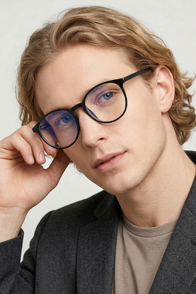 Sunstop Lucca - Unisex Black Color Screen Glasses with Blue Light Filter - St...