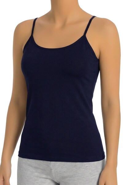 Öts قميص داخلي نسائي بحمالات (96% قطن - 4% إيلاستين)