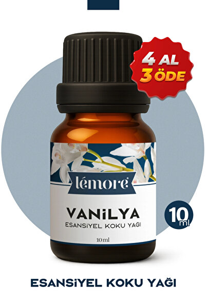 Lemore Vanilya Koku Yağı Buhurdanlık Yağı Difüzör Esansı Küre 10ml
