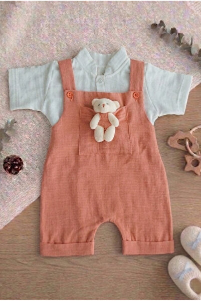 ipek atlas Komplet salopeta od muslinske tkanine za bebe i decu - devojčice i...