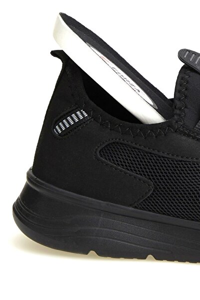 Freemax Siyah Unisex Hafif Esnek Ortopedik İç Tabanlık Konforlu Yürüyüş Spor Sneaker Ayakkabı