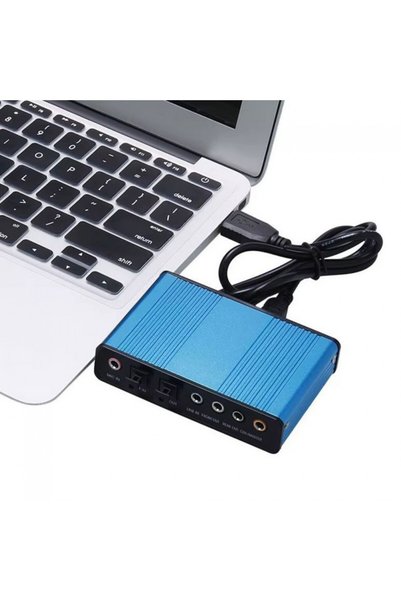 KEEPRO USB Optical Sound Card External Optical Sound Card USB 6 Channel Sound Card