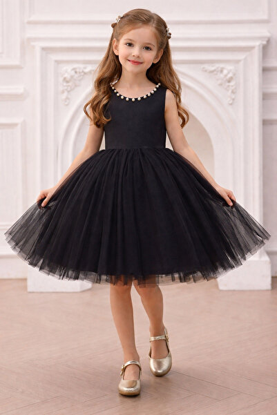 nsmkidslife Rochie cu perle cu rever pentru fete Modelul nostru violet Ziua d...