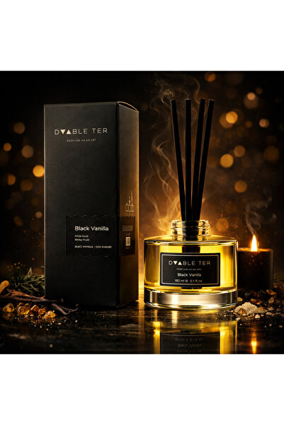 DuableTer Duable Ter Black Vanilla Çubuklu Oda Kokusu 150 ML