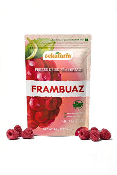 Genel Markalar Sekafarm Dondurularak Kurutulmuş Frambuaz 20 g – Freeze Dry Me...