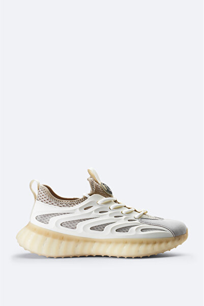 Avva Erkek Bej Nefes Alan Hafif Sneaker Ayakkabı A41Y8023