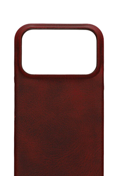 PiyasaSepeti Naked Grain Case iPhone 17 Pro Crimson Vow