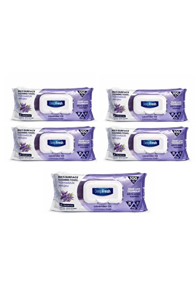 Deep Fresh Servetele pentru multi suprafete lavanda, bicarbonat si otet -100 ...