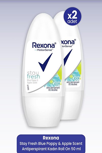 Rexona Roll-on Stay Fresh 50 Ml X 2 Adet