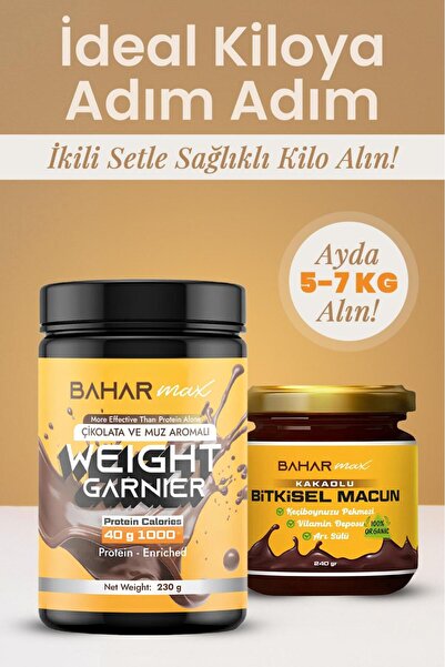 Bahar Kids Kilo-aldırıcı Iştah Açıcı Protein Besin Destekleyici macun Muz Ve ...