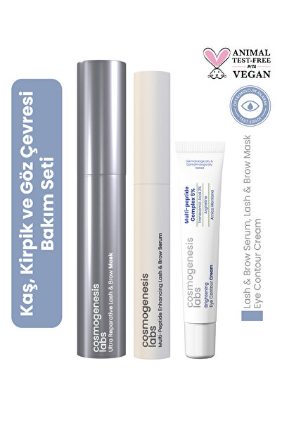 Cosmogenesis Labs Kaş, Kirpik ve Göz Çevresi Bakım Seti Vegan