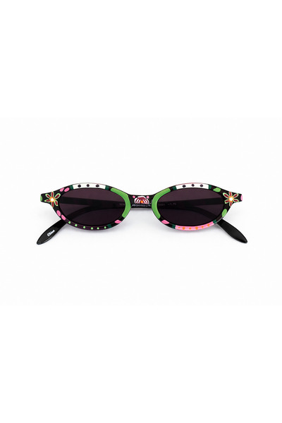 Kokoni Eyewear Siyah Zemin Üzerine Miro Handpainted Kokoni Baskılı Çerçeve