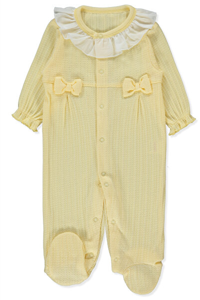 Bebetto Jakarli Süprem Jumpsuit with Booties (Sweet Princess) Yellow