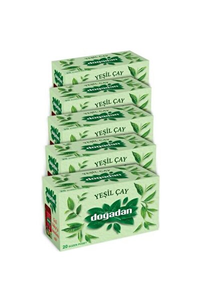 Doğadan شاي أخضر عادي 20 قطعة × 5 قطع