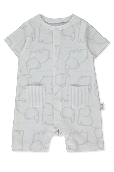 Bebetto بدلة جولف ريبانا (هابي أنيمال) رمادية ميلانج