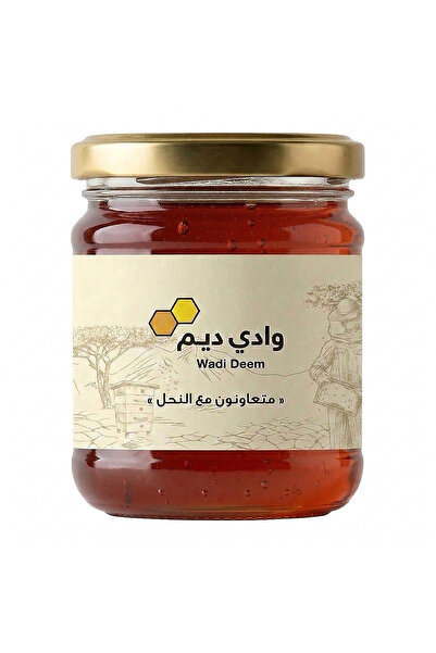 wadi deem عسل كل الثمرات"سدر+طلح+أثل" عسل بري خام سعودي من مناحلنا الخاصة 250g
