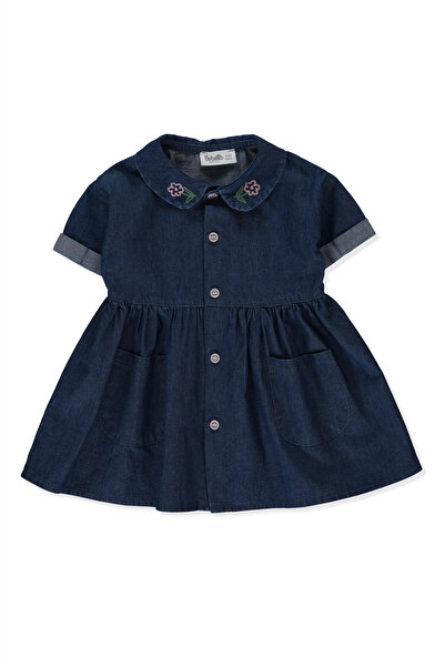 Bebetto Tencel Dress (Flower Girl) Dark Blue