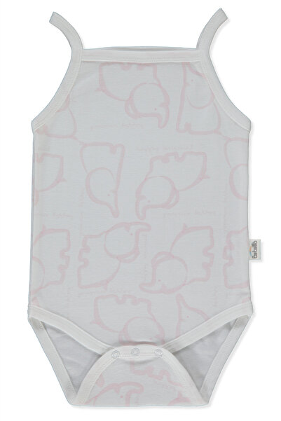 Bebetto Ri̇bana Rope Strap Body Suit (Happy Animal) Pink