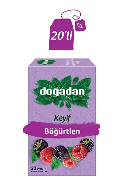 Doğadan Böğürtlenli Karışık Meyve Çayı