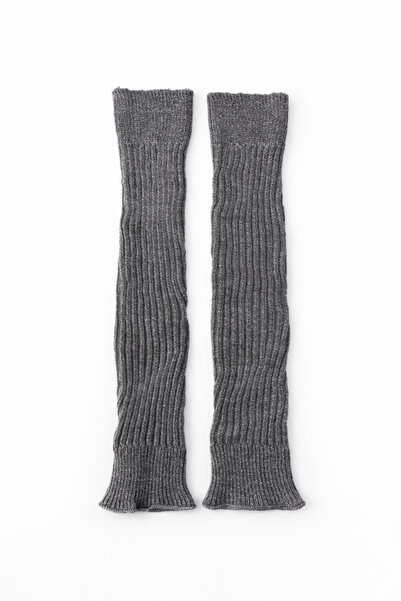 Hakan Collezione Kadın Gri Premium Aerobik Tozluk Bot Çorabı