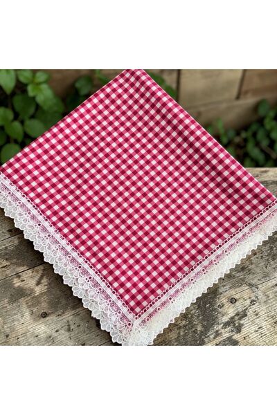 Dantelux Leke Tutmaz Gipürlü Pitikareli 140x170 cm Masa Örtüsü Sofra Bezi Pik...
