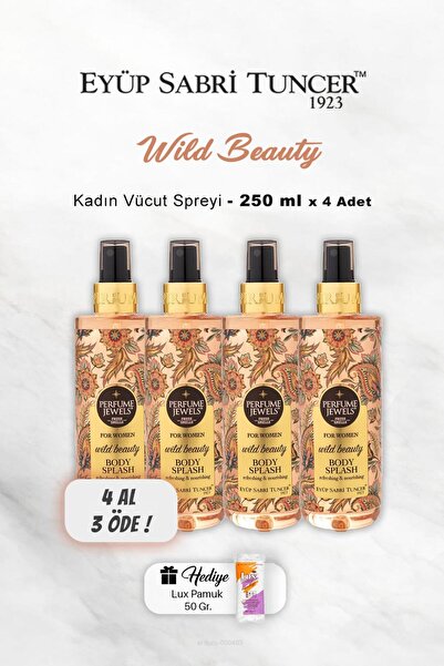 Eyüp Sabri Tuncer 4 AL 3 ÖDE Eyüp Sabri Tuncer Vücut Spreyi Wild Beauty 250 m...