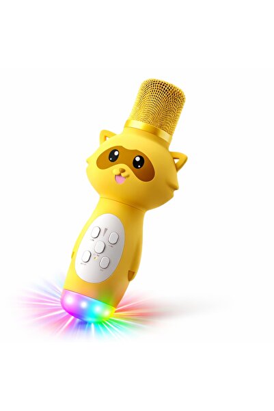 PacFullTech Microfon Karaoke pentru Copii Boxa Incorporata, Bluetooth 5.3 Lum...