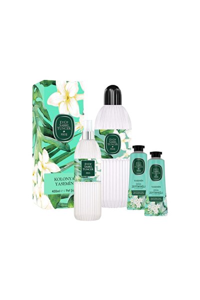 Eyüp Sabri Tuncer Yasemin Kolonyası 400 ML, 150 ml ve 2 Adet El ve Vücut Krem...
