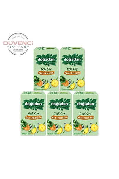 Doğadan Yeşil Çay Açai-ananaslı 20 Adet X 5 Adet