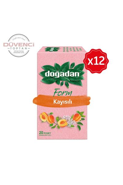 Doğadan Form Çay Kayısılı 20'li x 12 Adet