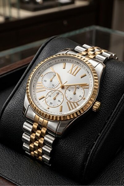 Leerybee Gümüş Renk Metal Kordon Unisex Kol Saati (BİLEKLİK HARİÇ) Hediye Ark...