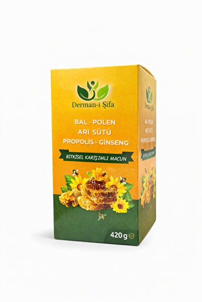 Derman-ı Şifa Bal polen arı sütü ginseng macunu 420 gr