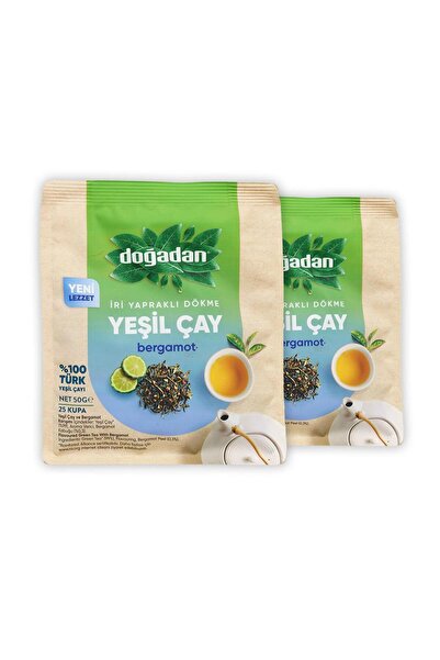 Doğadan Dökme Yeşil Çay Bergamot 50 gr x 2 Adet