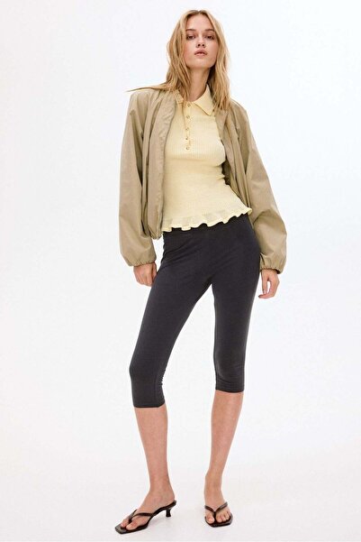 H&M Rib-knit collared top