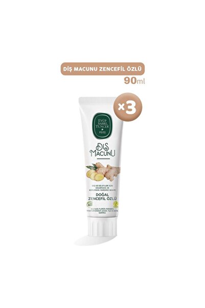Eyüp Sabri Tuncer Diş Macunu Zencefil Özlü 90 ml x 3