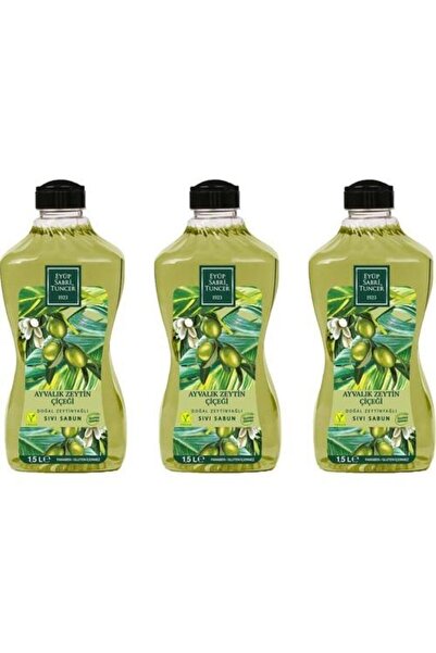 Eyüp Sabri Tuncer صابون سائل بزهر الزيتون من أيڤاليك 1500 مل × 3