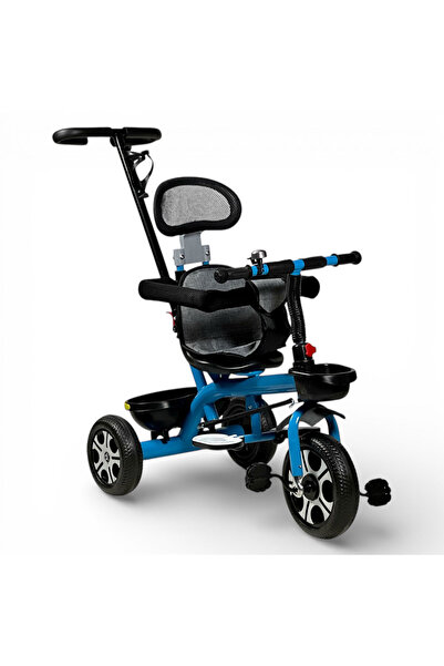 ALBADER 2-in-1 Kids Tricycle with Parent Push Handle, 3 Wheel Toddler Trike, ...