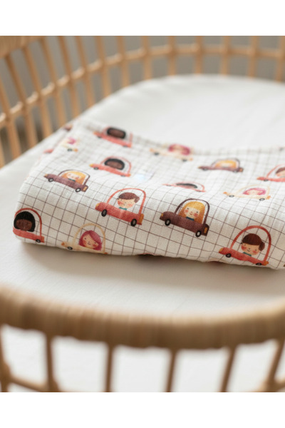 Zezig غطاء موسلين من بيبي درايفرز