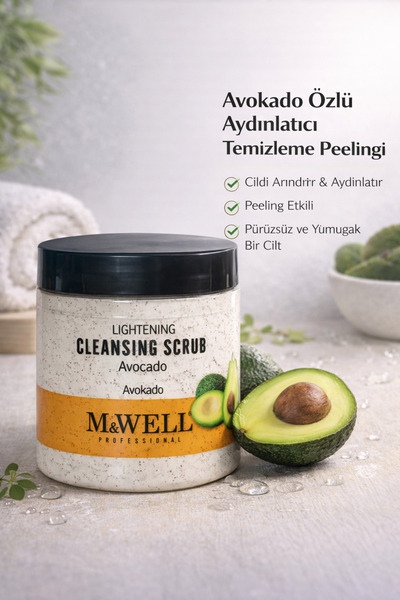M&Well Peeling Scrub Maske Avokado 500 ml