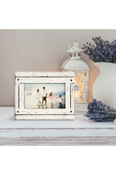 ASTERA Antique White 10X15 cm Wooden Frame