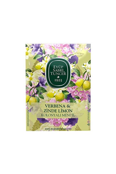 Eyüp Sabri Tuncer مناديل كولونيا عبوة من 50 منديل - منعش برائحة فيربينا