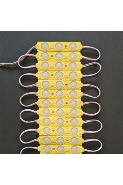ERBAY 10 Adet 1.5 Watt Modül Led 2835 Mercekli Beyaz-Gün Işığı-Mavi-Kırmızı-Amber 12 Volt