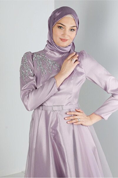 Alvina TAŞ İŞLEMELİ ABİYE ELBİSE 50226