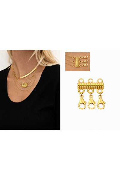 GlassySKY (3 قطع) جهاز فصل السلاسل المغناطيسي المتعدد - جهاز منع تشابك السلاسل