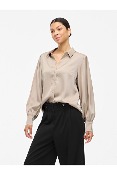 VILA Hemd VIENNA Ballonärmel