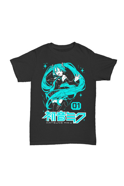 l'eivor Hatsune Miku Baskılı T-shirt