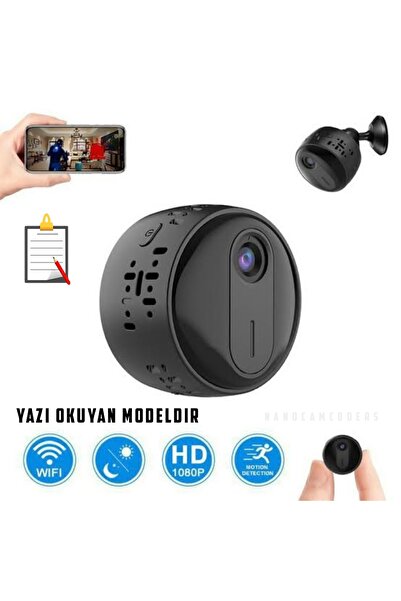 Nanocamcoders 1K ° 1080P HD Mini Premium CCTV Kamera Sesli Video Kayıt Ev Ofi...