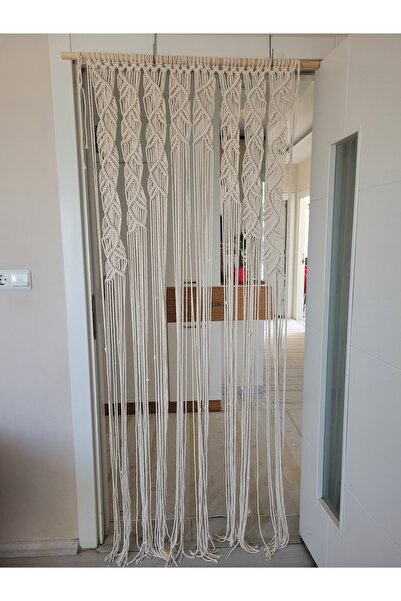 ARTTMACRAME Makrame zavese (krem boja)