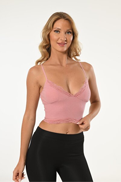NUİTAMORE Nuitamore Padded Danel Detailed Crop